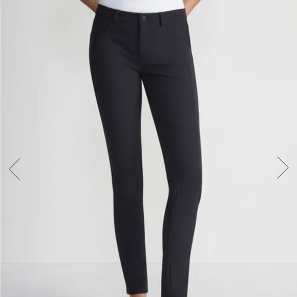 Women's Lafayette 148 Acclaimed Stretch Mercer Pant Ink $368 28.5 " Inseam - Picture 1 of 7
